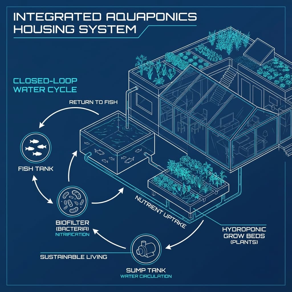 Aquaponics Architectural Schematic